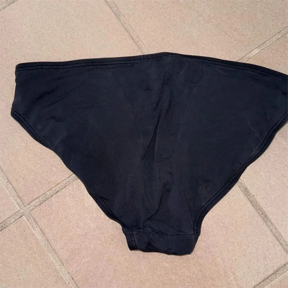 Michael Kors Women's Black Bikini Bottom Size L Solid Swimwear - Picture 5 of 9